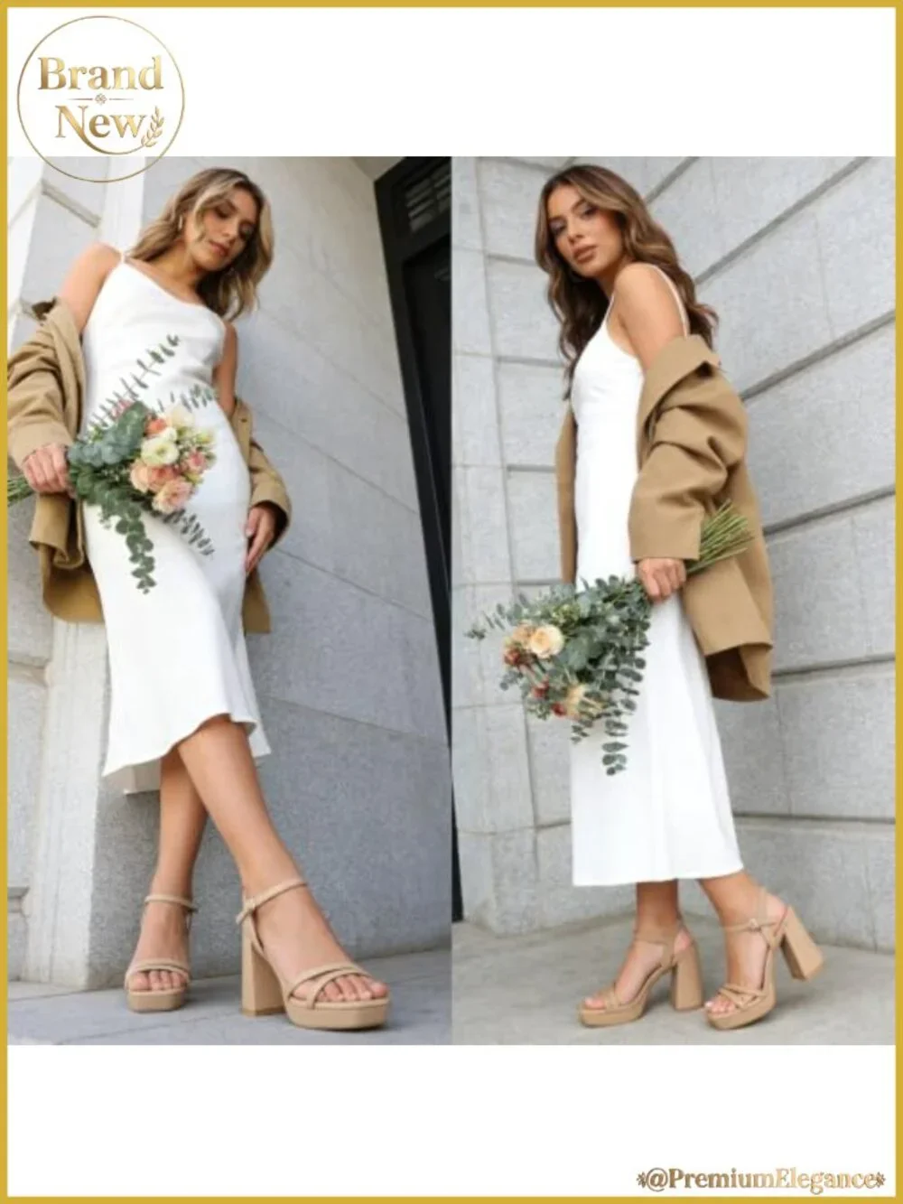 Women's Platform Sandals Chunky Block Heel Ankle Strap Buckle Square Toe